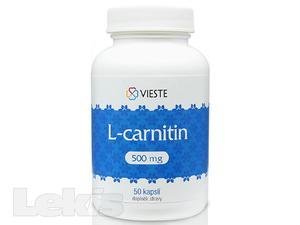 Vieste L-carnitin 500mg cps.50