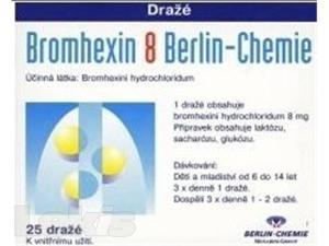 BROMHEXIN 8 BERLIN-CHEMIE..drg 25x8mg