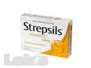STREPSILS Pomeranč s vitamínem C loz 24