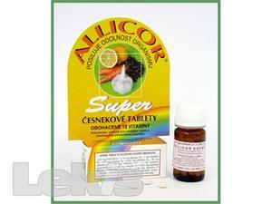 Allicor Super česnek+vitamin.tbl.60