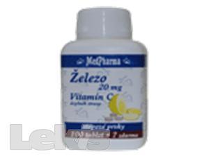 MedPharma Železo 20mg+vitamin C tbl.107